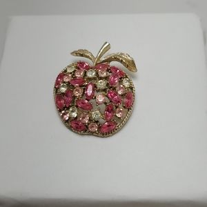Pink apple pin